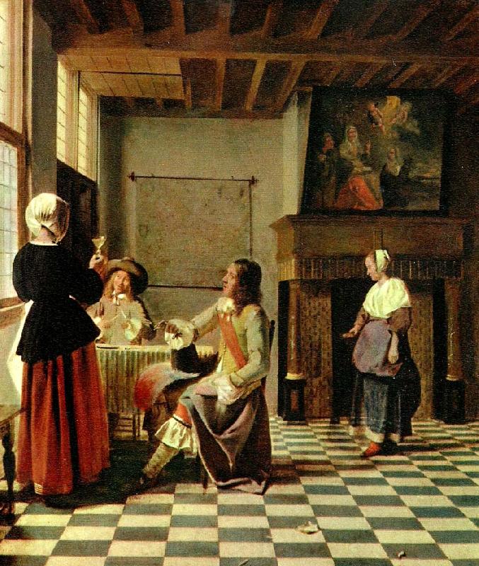 Pieter de Hooch interior France oil painting art